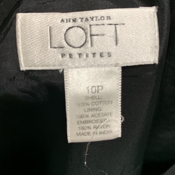 Ann Taylor Loft Petites Black & White summer dress - Picture 3 of 4